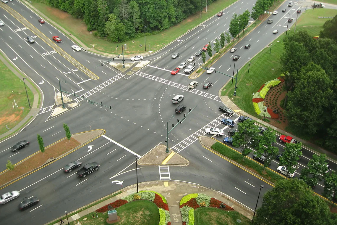 virginia times continuous flow intersection 2014